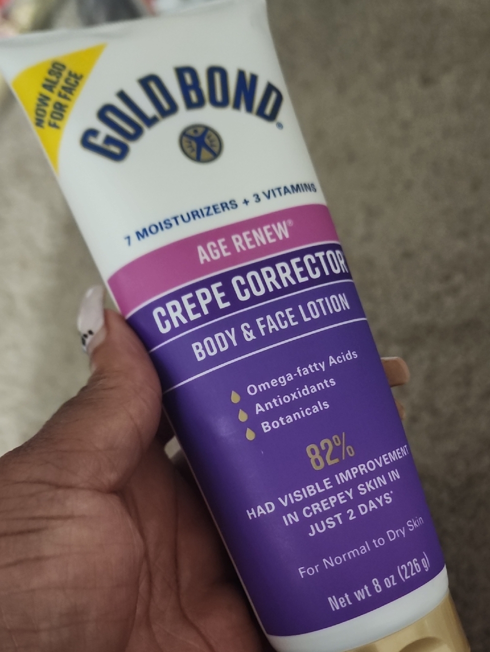 Gold Bond Age Renew Crepe Corrector Body & Face Lotion - 8oz